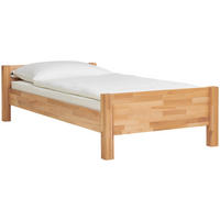 BETT 120/200 cm  in Kernbuche   - Kernbuche, Natur, Holz (120/200cm) - MID.YOU