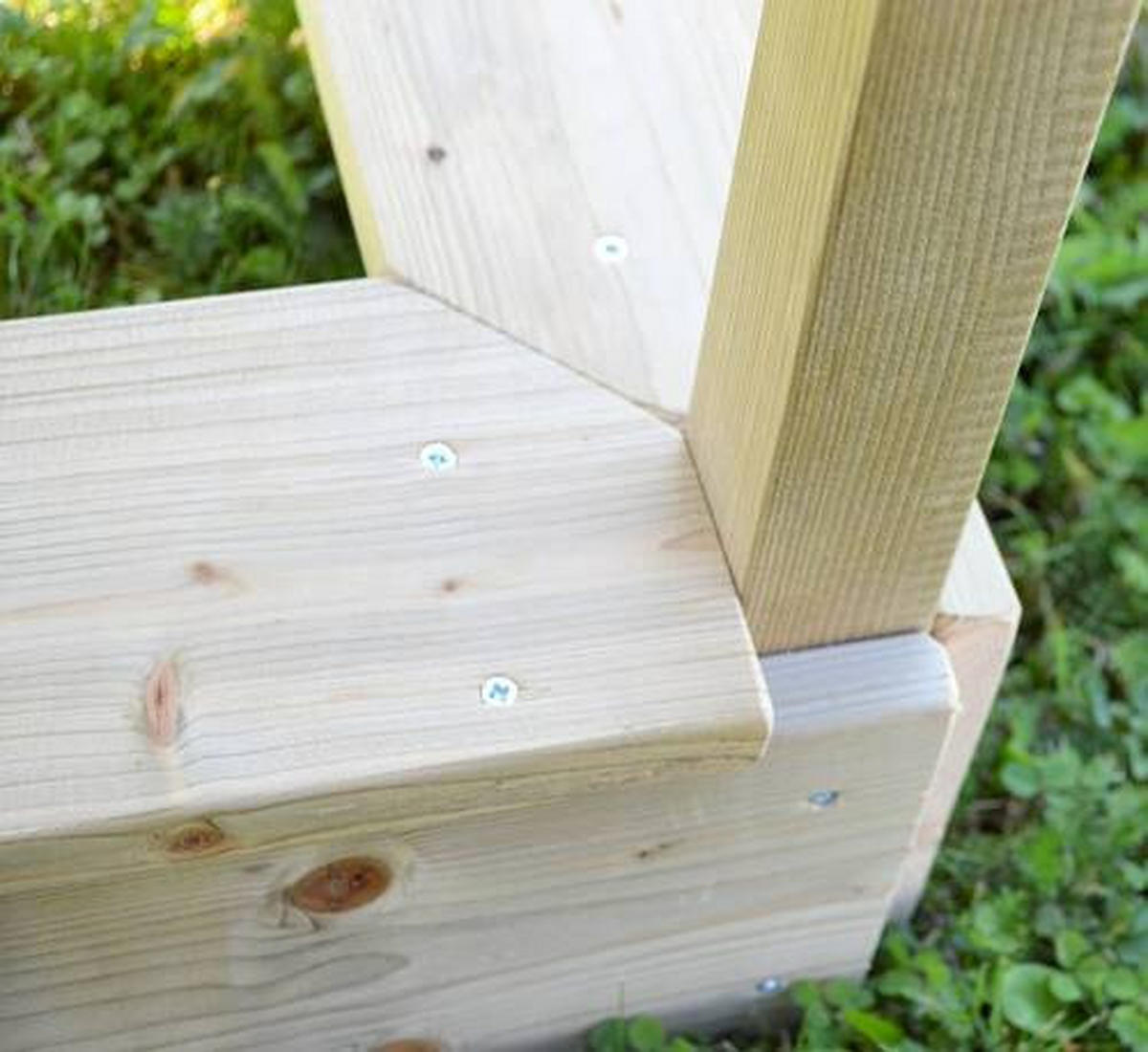 SPIELHAUS 197/242/280 cm  - Rot/Naturfarben, KONVENTIONELL, Holz (197/242/280cm) - Ambia Garden
