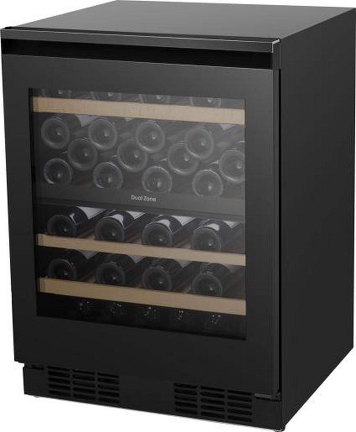 WEINKLIMASCHRANK RW3N122GALF  - Schwarz, MODERN, Glas/Holz (59,5/81,9/57,5cm) - Hisense