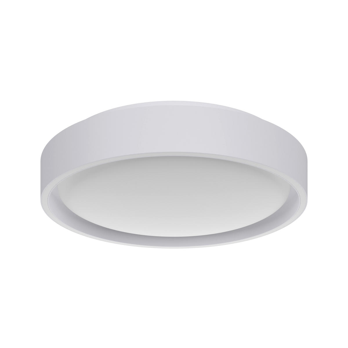 LED-DECKENLEUCHTE Zadar 40/7,5 cm  - Weiß, Design, Kunststoff/Metall (40/7,5cm) - Novel