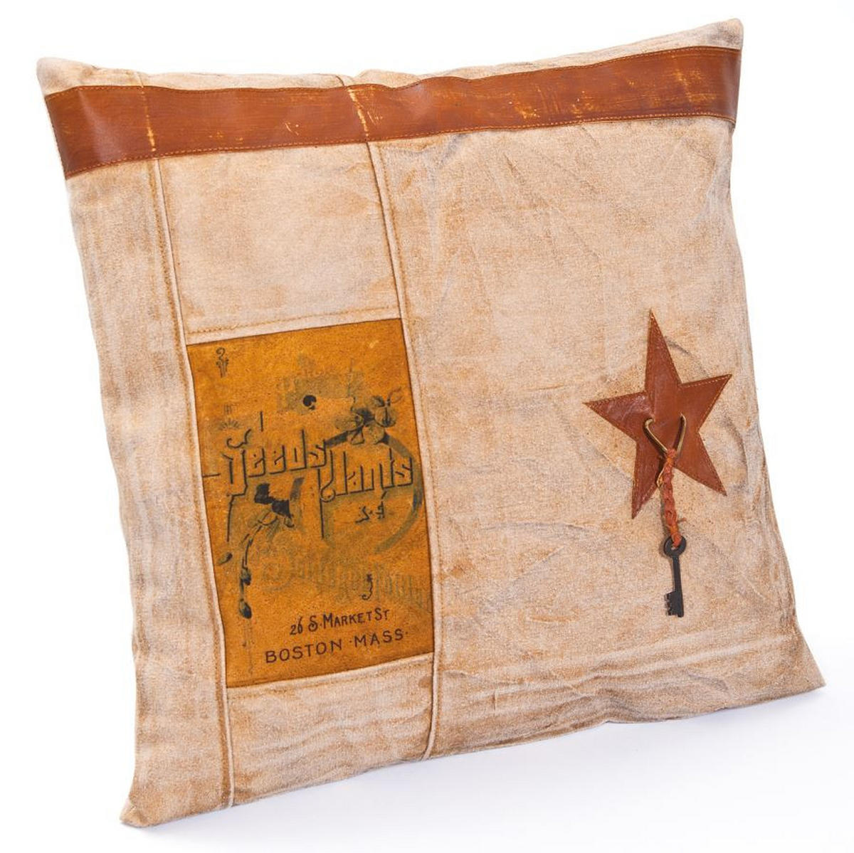 ZIERKISSEN  - Beige, Design, Textil (45/45/12cm) - Livetastic