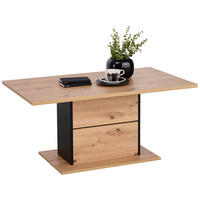 KONFERENČNÍ STOLEK, černá, dub artisan, kompozitní dřevo, 110/65/50 cm - černá/dub artisan, Design, kompozitní dřevo (110/65/50cm) - Hom`in