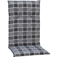 SADA POLSTRŮ NA ŽIDLI 4 ks, 118/50/6 cm - šedá, Basics, textil (118/50/6cm) - Gardenson