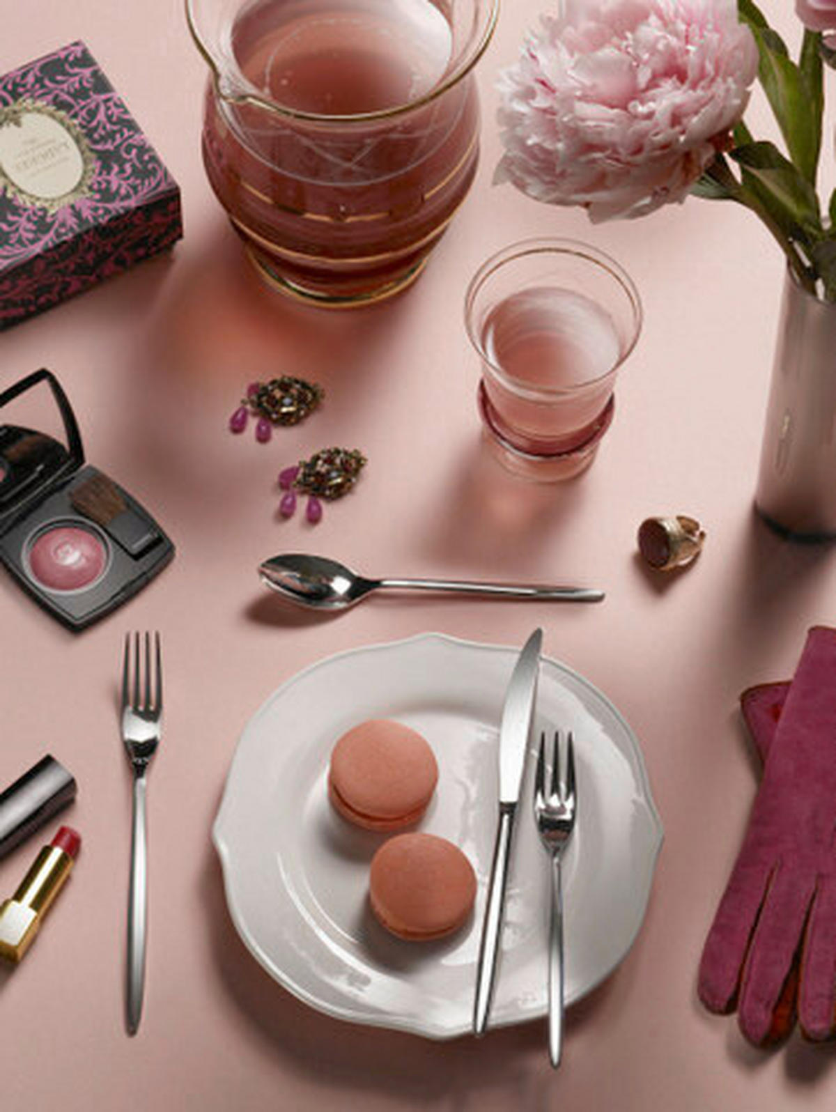 BESTECKSET OLIVIA 16-teilig Stahl  - Edelstahlfarben, Basics, Metall (25,5/7/5,3cm) - Pintinox