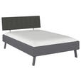 BETT 140/200 cm  in Grau  - Grau, Design, Holzwerkstoff/Textil (140/200cm) - Carryhome