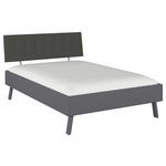 BETT 140/200 cm  in Grau  - Grau, Design, Holzwerkstoff/Textil (140/200cm) - Carryhome