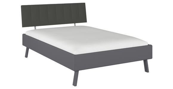 BETT 140/200 cm  in Grau  - Grau, Design, Holzwerkstoff/Textil (140/200cm) - Carryhome
