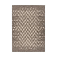 FLACHWEBETEPPICH Wohnzimmer 120/170 cm Splash 600 Braun / Creme Braun, Creme rechteckig  - Creme/Braun, KONVENTIONELL, Textil (120/170cm) - Kayoom