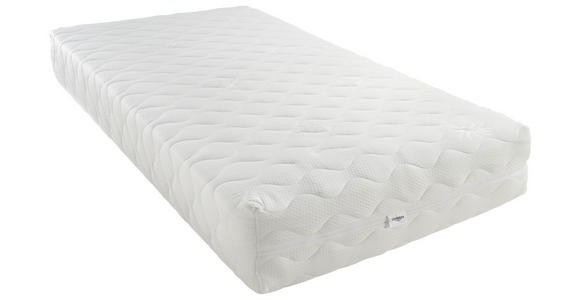TASCHENFEDERKERNMATRATZE 90/200 cm - Weiß, Basics, Textil (90/200cm) - Sleeptex