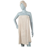 FROTTIERSET WELLNESS DREAMS Greige 2-teilig  - Greige, Basics, Textil (80/140cm) - Vossen