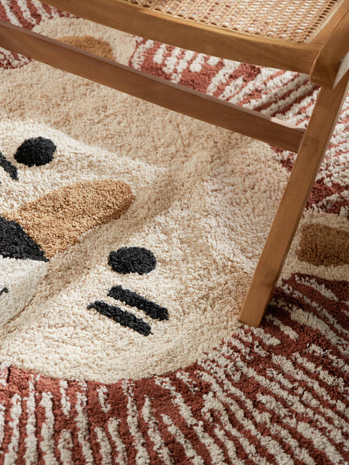 KINDERTEPPICH 140/200 cm Snuggle Leander Tier  - Multicolor/Creme, Basics, Kunststoff/Textil (140/200cm) - Hanse Home