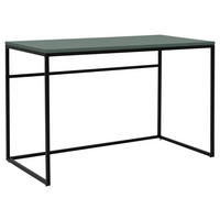 SCHREIBTISCH  in Grün, Schwarz  - Schwarz/Grün, Design, Holzwerkstoff/Metall (118/75/60cm)
