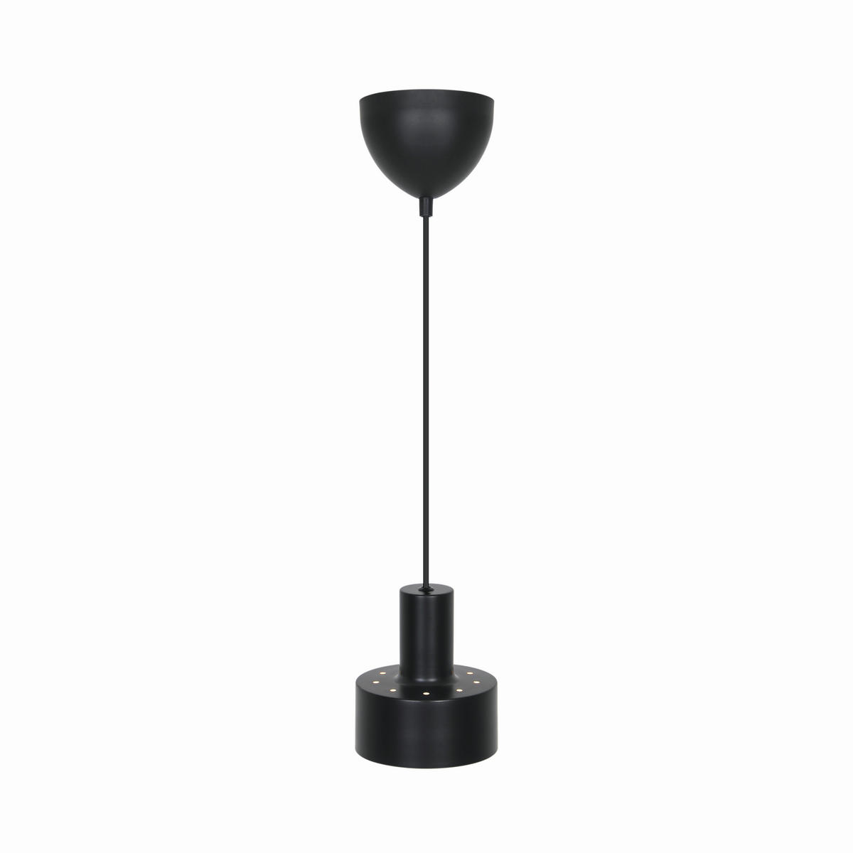 HÄNGELEUCHTE 12,5/14,5 cm   - Schwarz, Design, Metall (12,5/14,5cm) - Nordlux