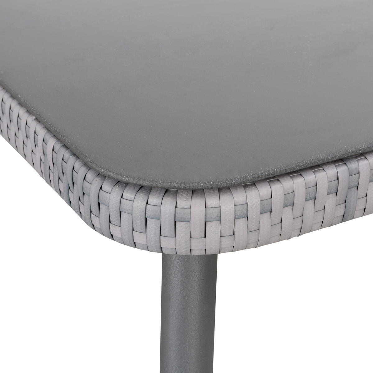 VRTNA LOUNGE GARNITURA tkanina jeklo  - siva, Moderno, kovina/umetna masa (224/220cm) - Ambia Garden