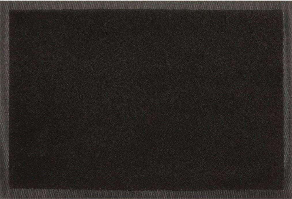 SCHMUTZFANGMATTE - Schwarz, Basics, Kunststoff/Textil (60/85cm)