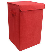 WÄSCHEKORB - Rot, MODERN, Textil (30/50/30cm) - MID.YOU