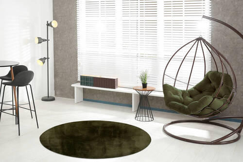 TEPIH 160 cm tamno zelena Heaven - tamno zelena, Lifestyle, tekstil/plastika (160cm)