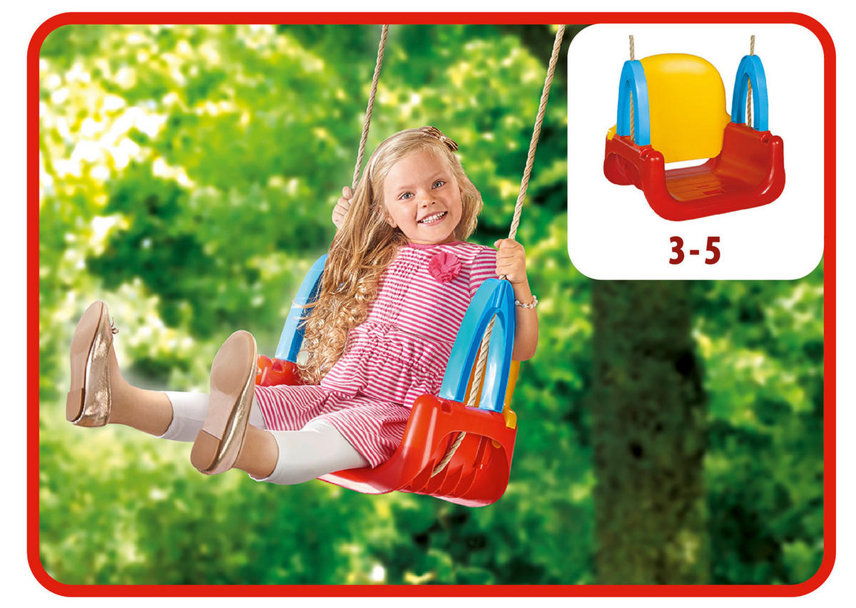 SCHAUKEL 20/33/4,5 cm  - Blau/Gelb, Basics, Kunststoff (20/33/4,5cm) - Simba