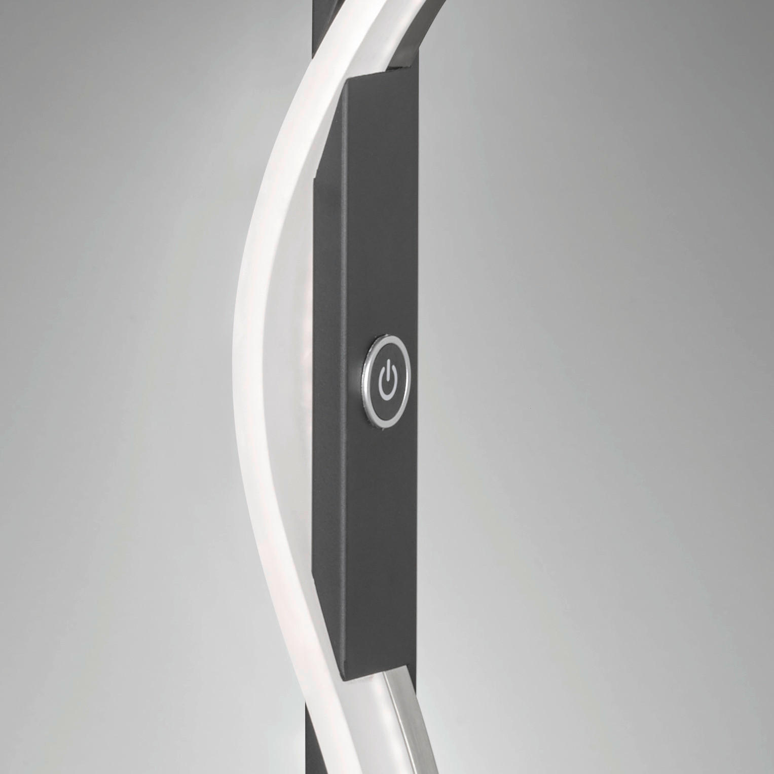 LED-TISCHLEUCHTE - Schwarz, Design, Metall (13,00/40,50cm) - Fischer & Honsel