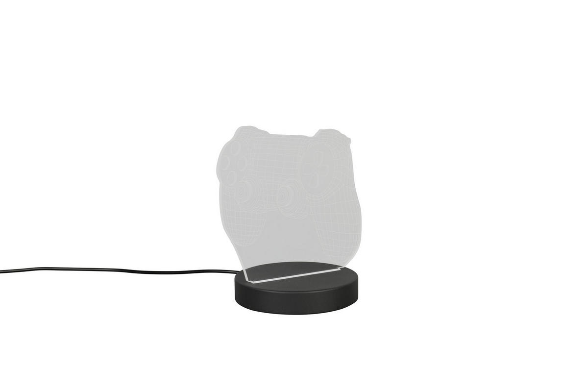 LED ASZTALI LÁMPA - áttetsző, Basics, műanyag (16,00/17,00/12,00cm)