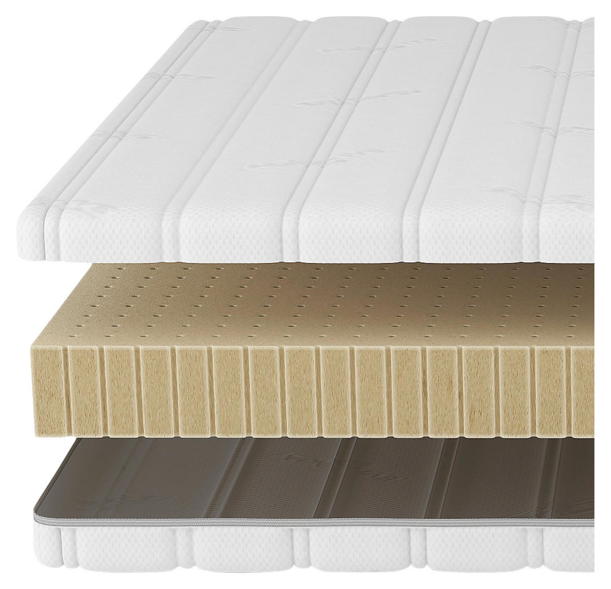 KINDERMATRATZE Fresh H2 80/200 cm  - Weiß, Basics, Textil (80/200cm) - Livetastic