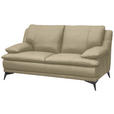 2-SITZER-SOFA Fango Echtleder  - Fango/Schwarz, Design, Leder/Metall (178/92/98cm) - Novel