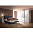 BOXSPRINGBETT 180/200 cm,  in Anthrazit, Topper, Matratzen, H3 = fest  - Anthrazit/Schwarz, Design, Holzwerkstoff/Textil (180/200cm) - Esposa
