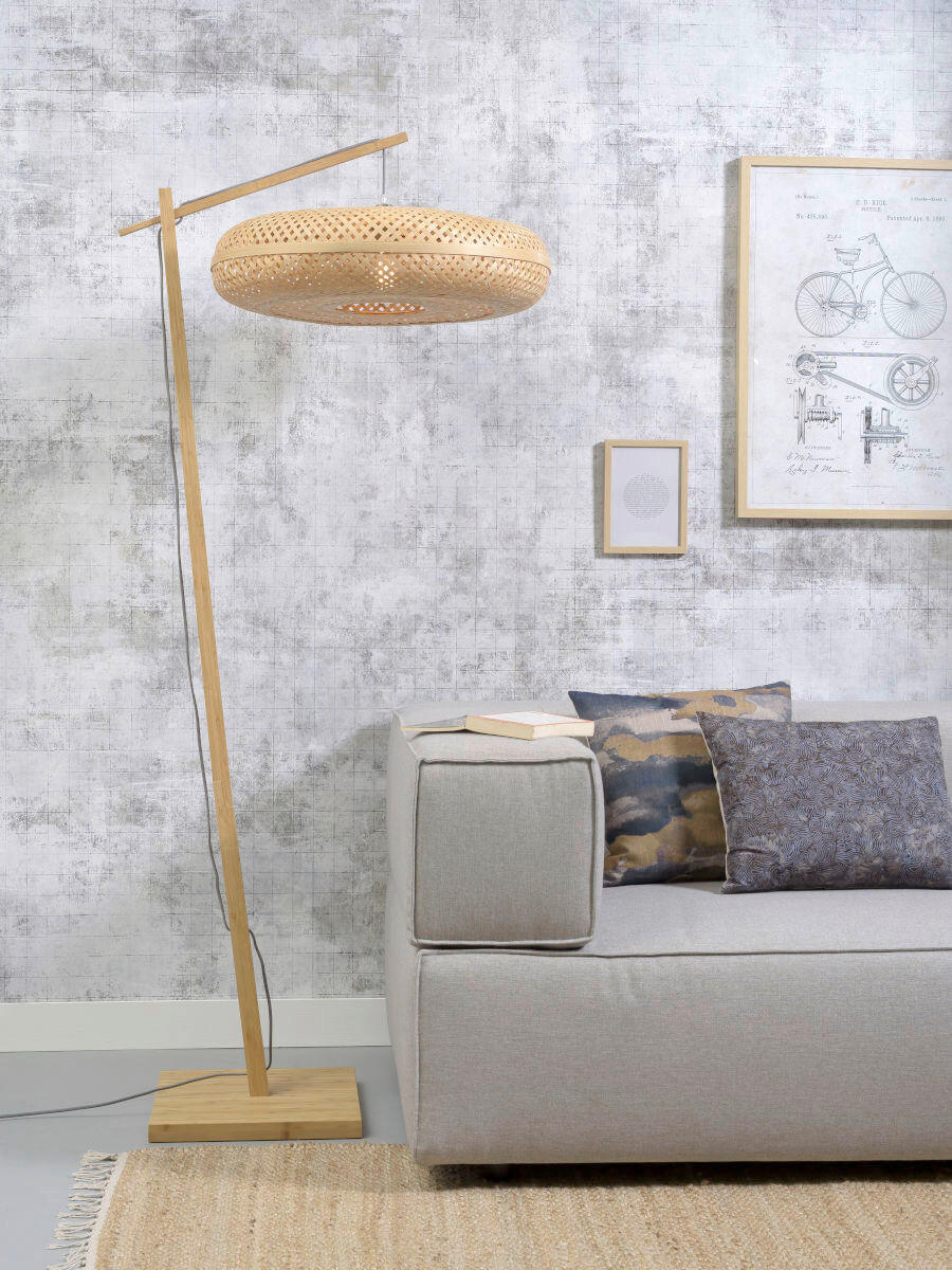 STOJACÍ LAMPA, 77/77/176 cm - přírodní barvy, Trend (77/77/176cm) - Good & Mojo