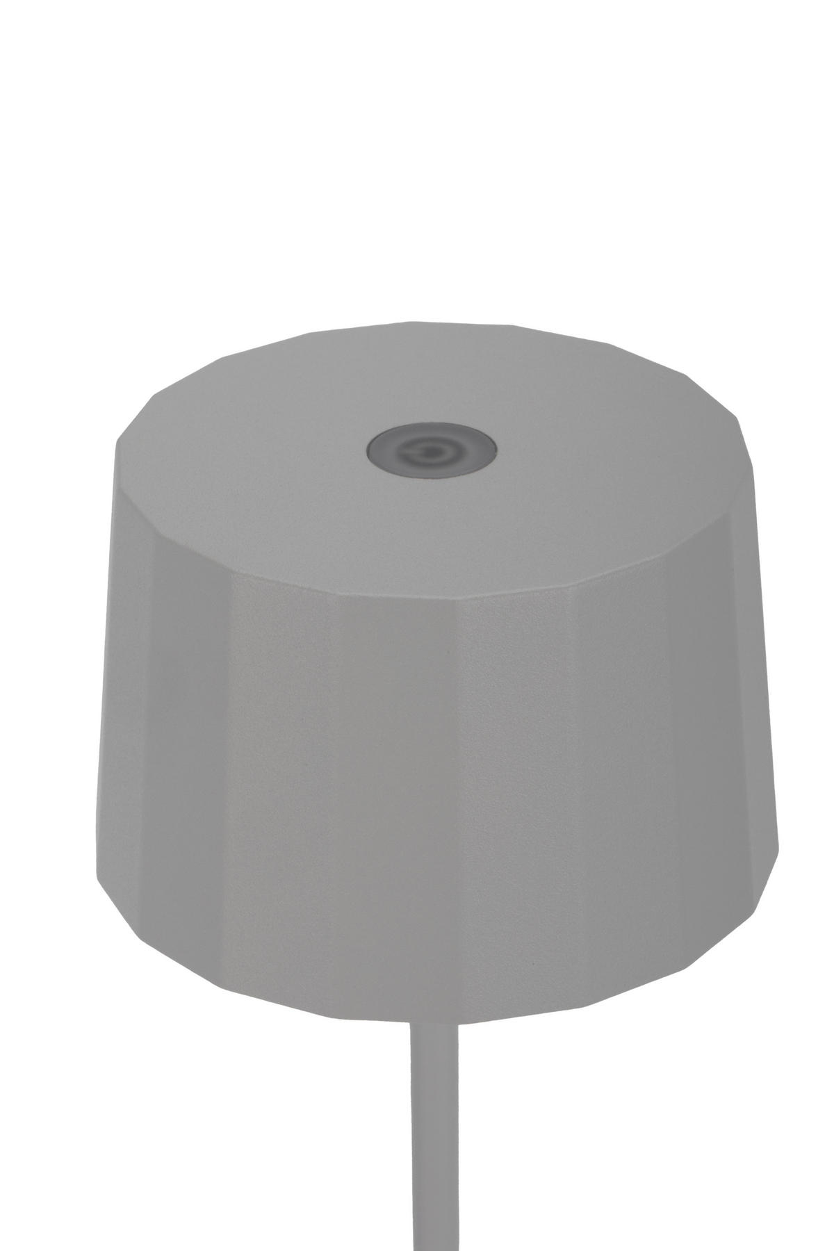 STOLNÍ LAMPA NA BATERIE 11/35 cm - světle šedá, Design, kov/plast (11/35cm) - Dieter Knoll