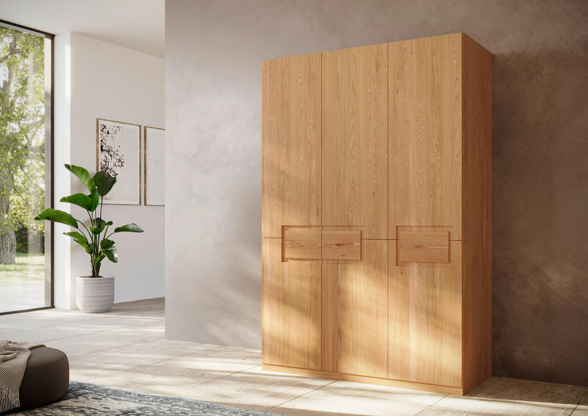 DREHTÜRENSCHRANK  in Buchefarben  - Buchefarben, MODERN, Holz (152/223/62cm) - MID.YOU