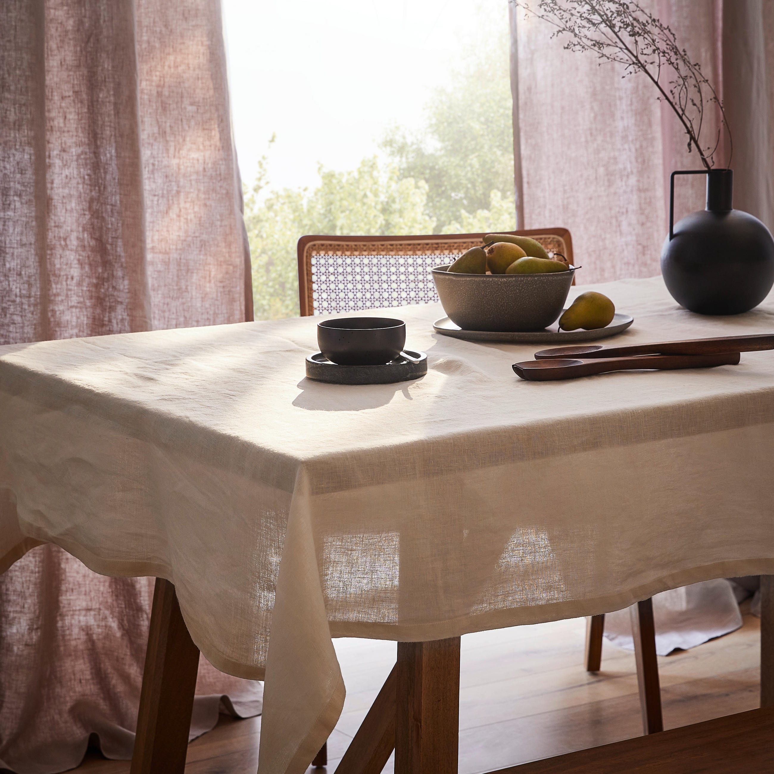 TISCHDECKE 140/180 cm - Naturfarben, Trend, Textil (140/180cm) - Ambiente