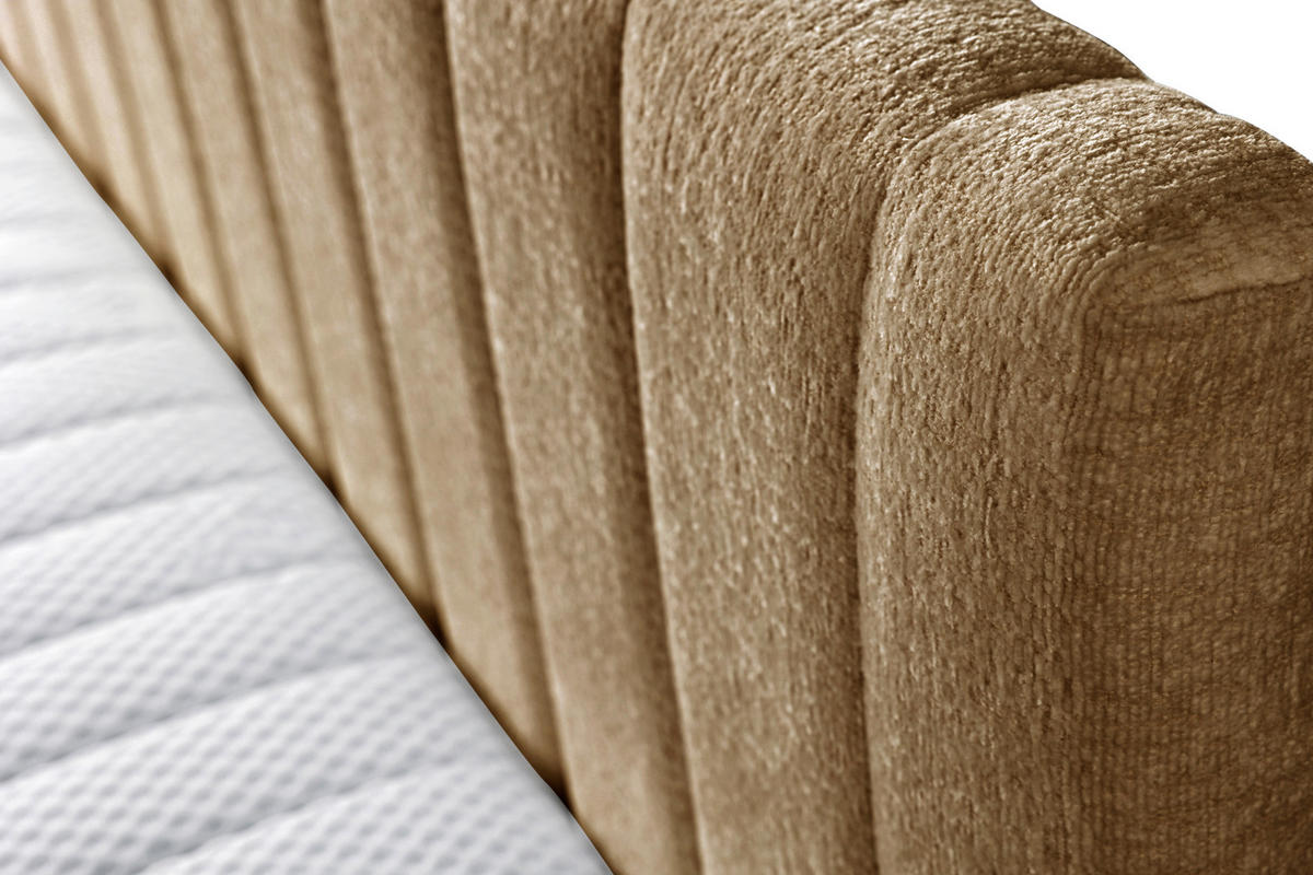 SCHLAFSOFA in Struktur Gelb  - Gelb/Schwarz, Design, Holz/Holzwerkstoff (212/83/99cm) - MID.YOU