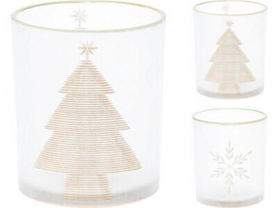 SUPORT PENTRU LUMÂNĂRI - Basics, sticlă (8.8/8.8/10cm)