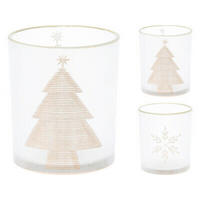 SUPORT PENTRU LUMÂNĂRI - Basics, sticlă (8.8/8.8/10cm)