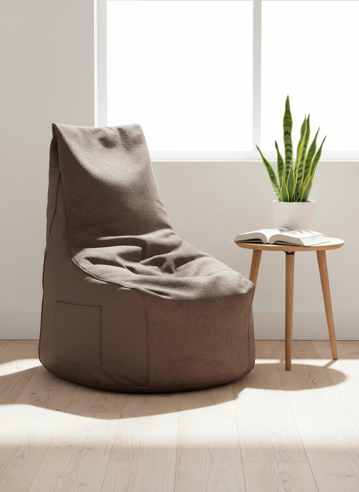 SITZSACK 270 l  - Braun, Design, Textil (85/100/85cm)