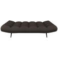 SCHLAFSOFA  in Mikrofaser Braun  - Schwarz/Braun, KONVENTIONELL, Holz/Textil (197/85/92cm) - Carryhome