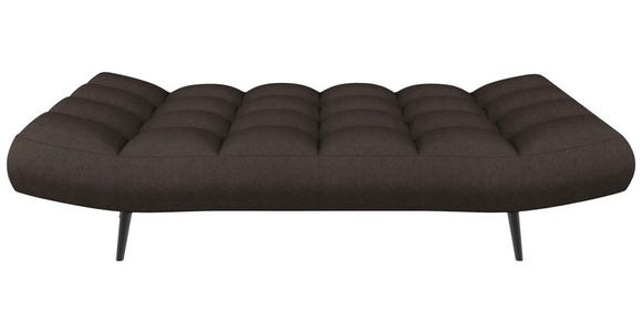 SCHLAFSOFA  in Mikrofaser Braun  - Schwarz/Braun, KONVENTIONELL, Holz/Textil (197/85/92cm) - Carryhome