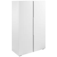 GARDEROBENSCHRANK  in 76/125/37,5 cm  - Alufarben/Weiß, MODERN, Holzwerkstoff/Kunststoff (76/125/37,5cm) - MID.YOU