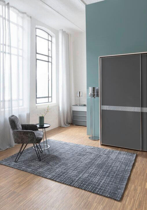 WEBTEPPICH 170/240 cm Squares  - Blau, Design, Textil (170/240cm) - Joop!