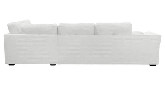 ECKSOFA in Cord Naturfarben  - Schwarz/Naturfarben, KONVENTIONELL, Holz/Textil (298/202cm) - Carryhome