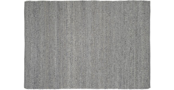 HANDWEBTEPPICH 140/200 cm Helsinki  - Grau, Basics, Textil (140/200cm) - Linea Natura