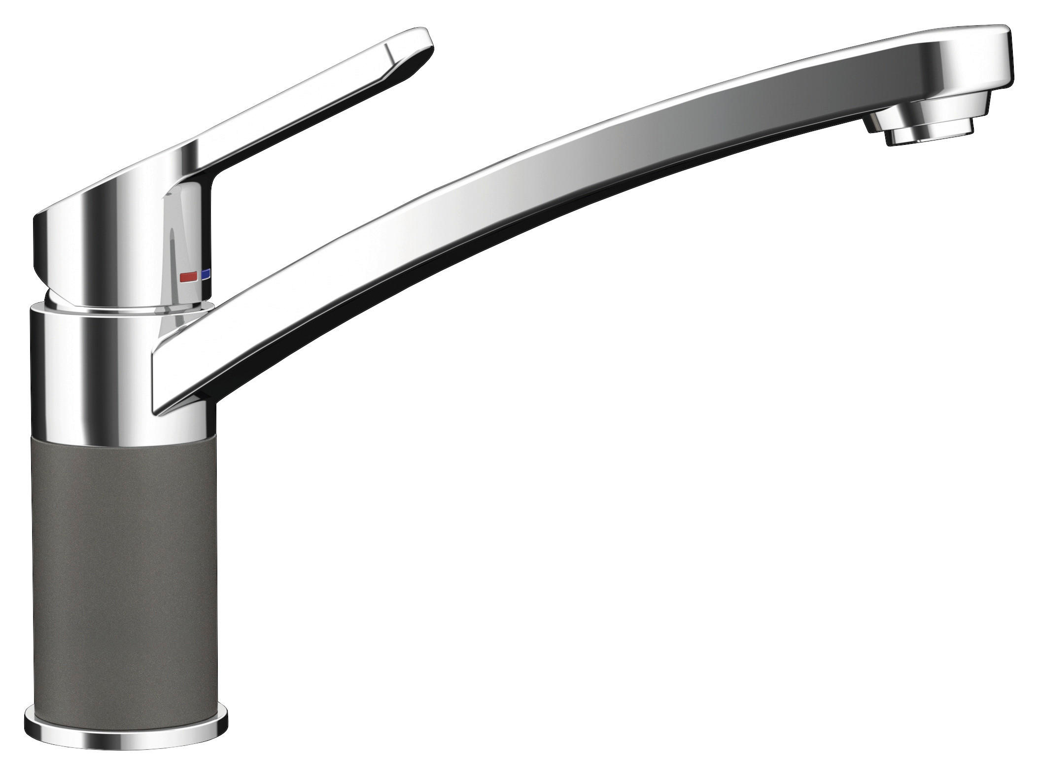 KÜCHENARMATUR 598000SIL  - Chromfarben/Grau, Basics, Stein/Metall (50,5/17,8/5,0cm) - Schock