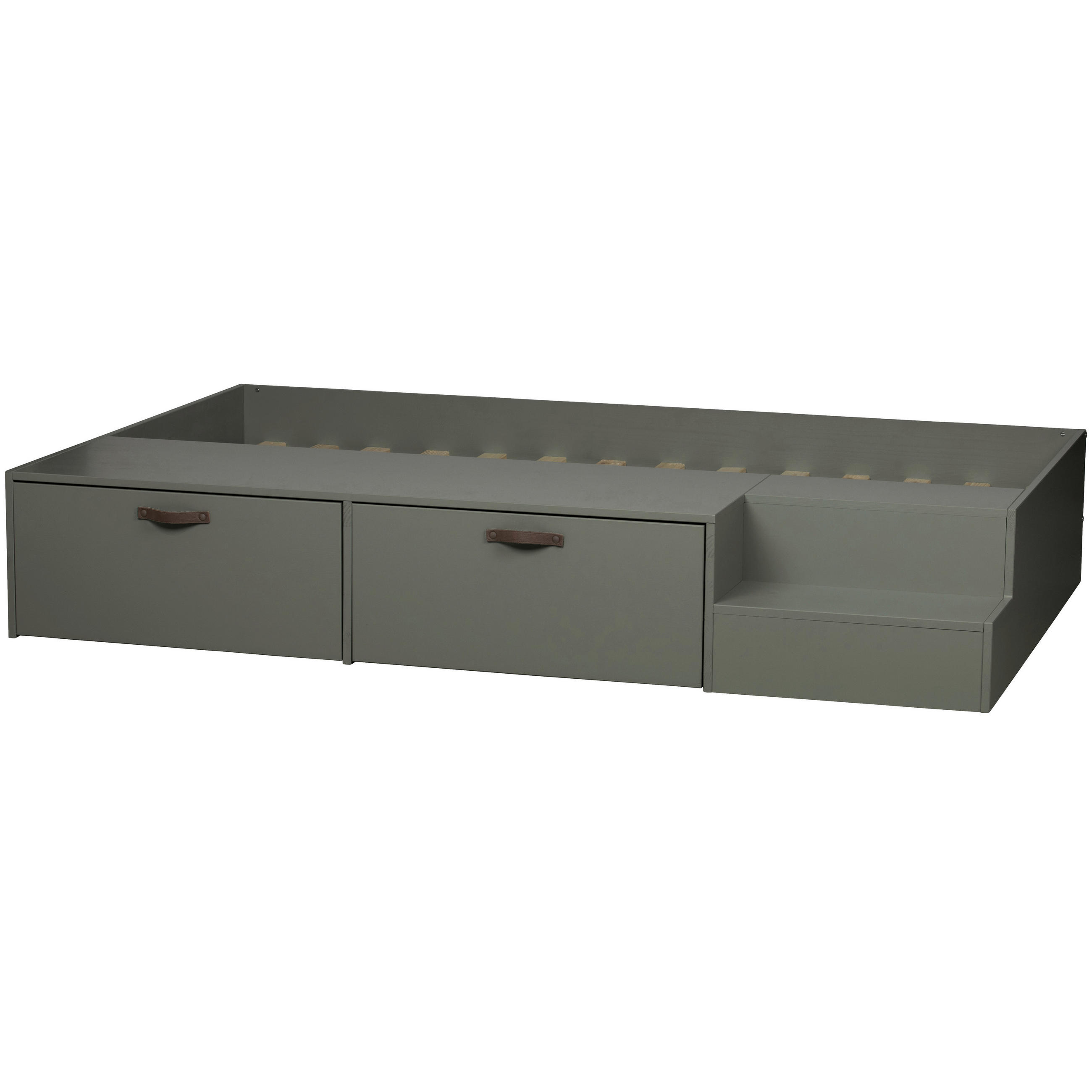 BETT 80/200 cm  in Dunkelgrün  - Dunkelgrün, Design, Holz (80/200cm) - Livetastic