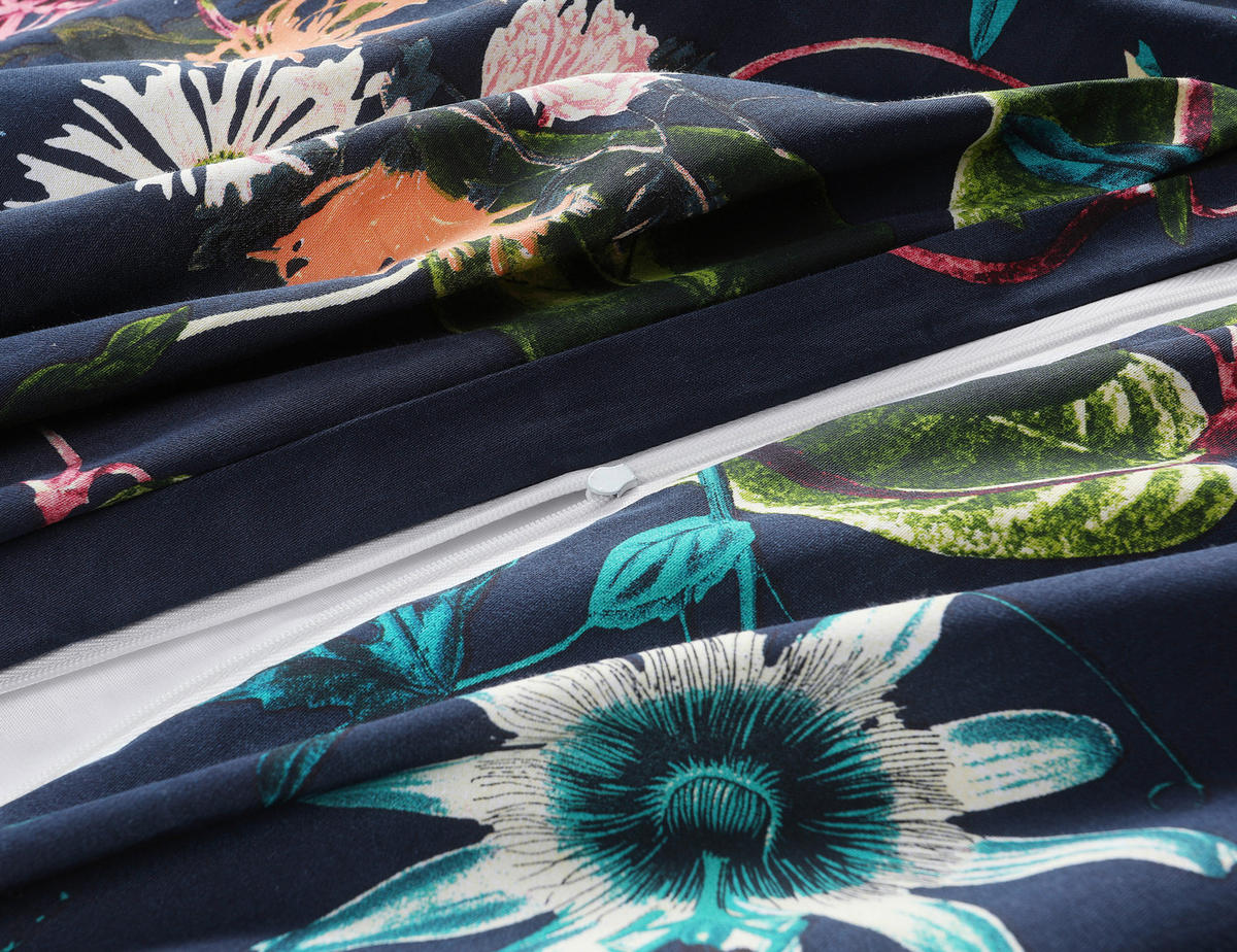 WENDEBETTWÄSCHE 2-teilig Satin 140/200 cm  - Violett/Altrosa, Basics, Textil (140/200cm) - Novel