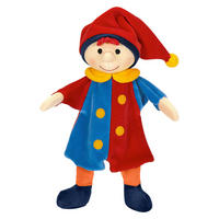 HANDPUPPE - Blau/Gelb, Basics, Textil (30cm) - Sterntaler