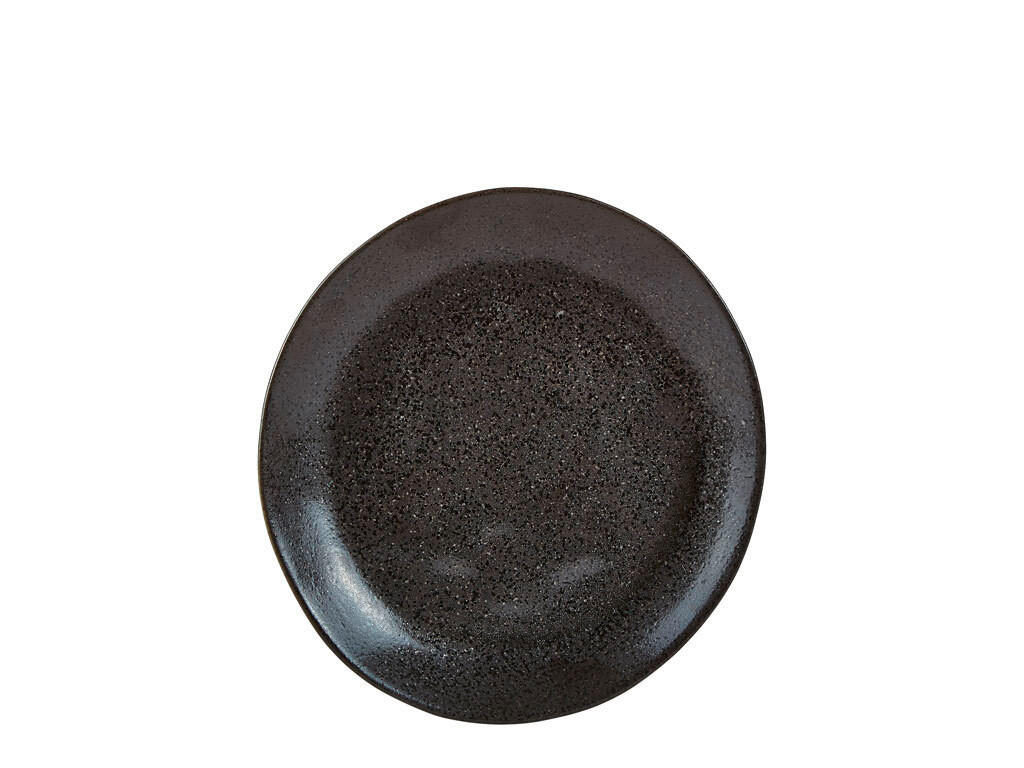FRÜHSTÜCKSTELLER Dunkelgrau  - Dunkelgrau, Trend, Keramik (20/3cm) - Villa Collection
