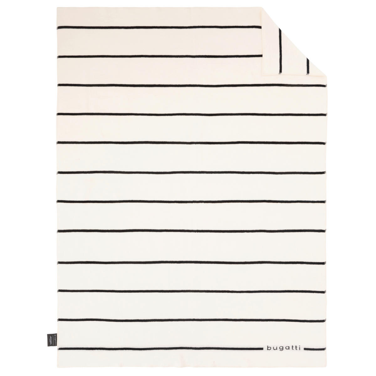 ĆEBE 150/200 cm   - bela/crna, Osnovno, tekstil (150/200cm) - Bugatti