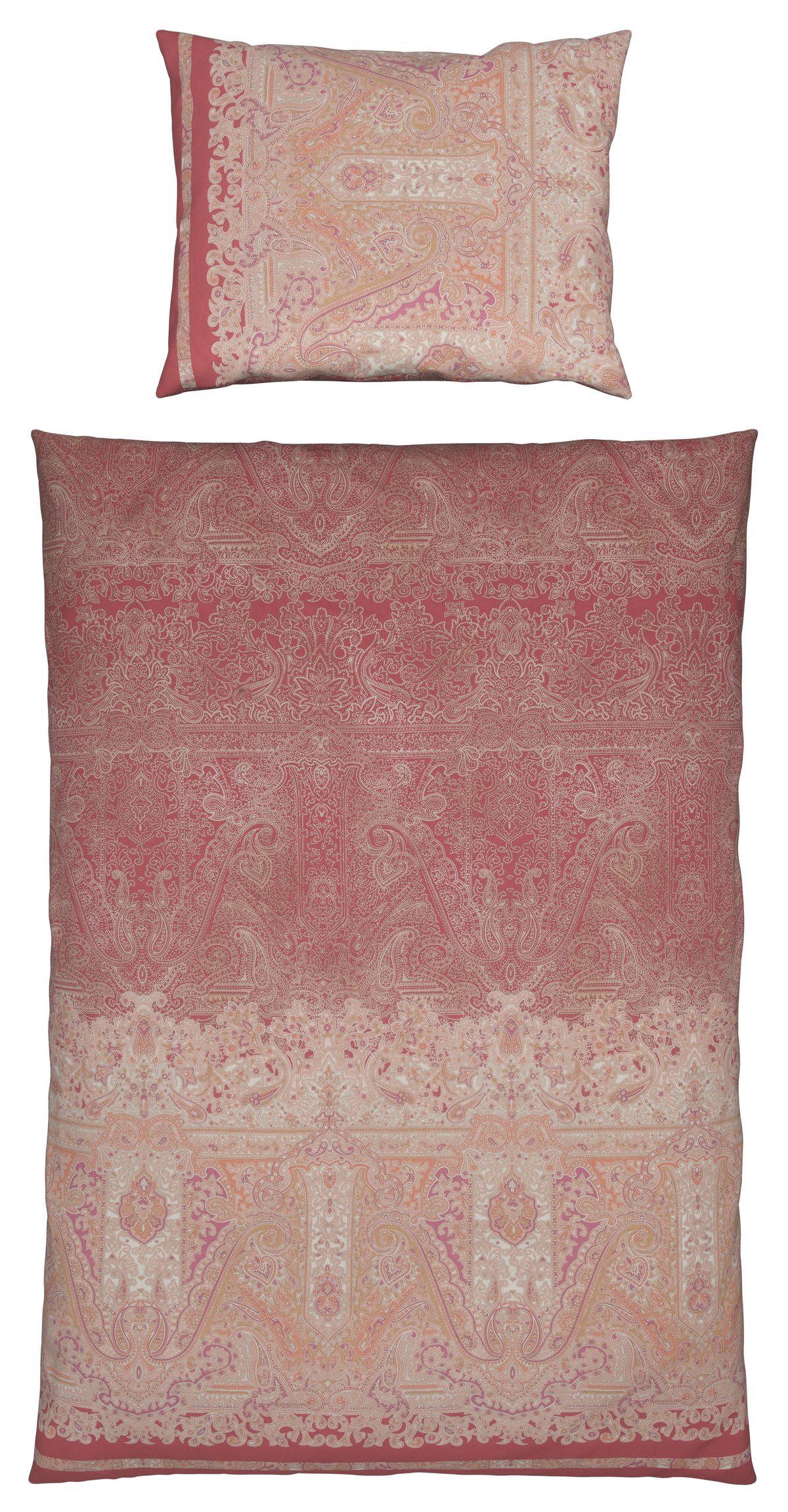 POSTEĽNÁ BIELIZEŇ, satén, bordová, 140/200 cm - bordová, Basics, textil (140/200cm) - Bassetti