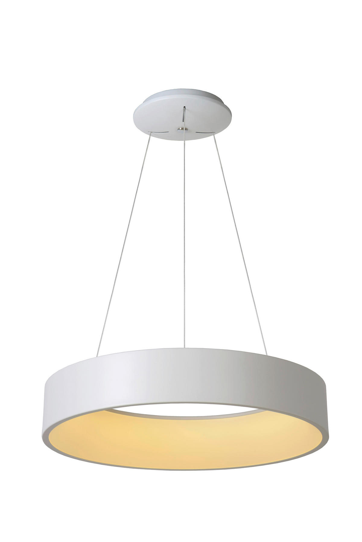 LED-HÄNGELEUCHTE Talowe Led 60/60/142 cm   - Weiß, MODERN, Metall (60/60/142cm) - Lucide