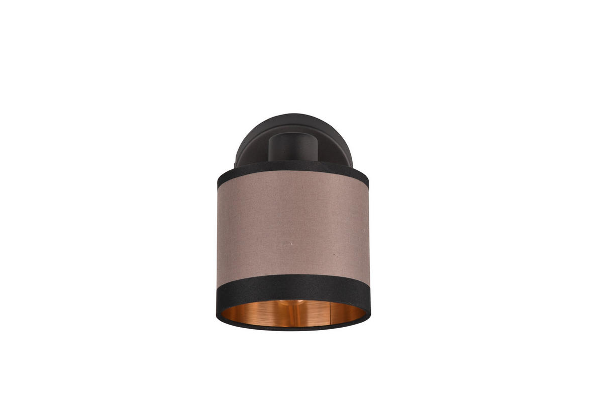 STRAHLER - Taupe/Goldfarben, Basics, Textil/Metall (12/21cm)